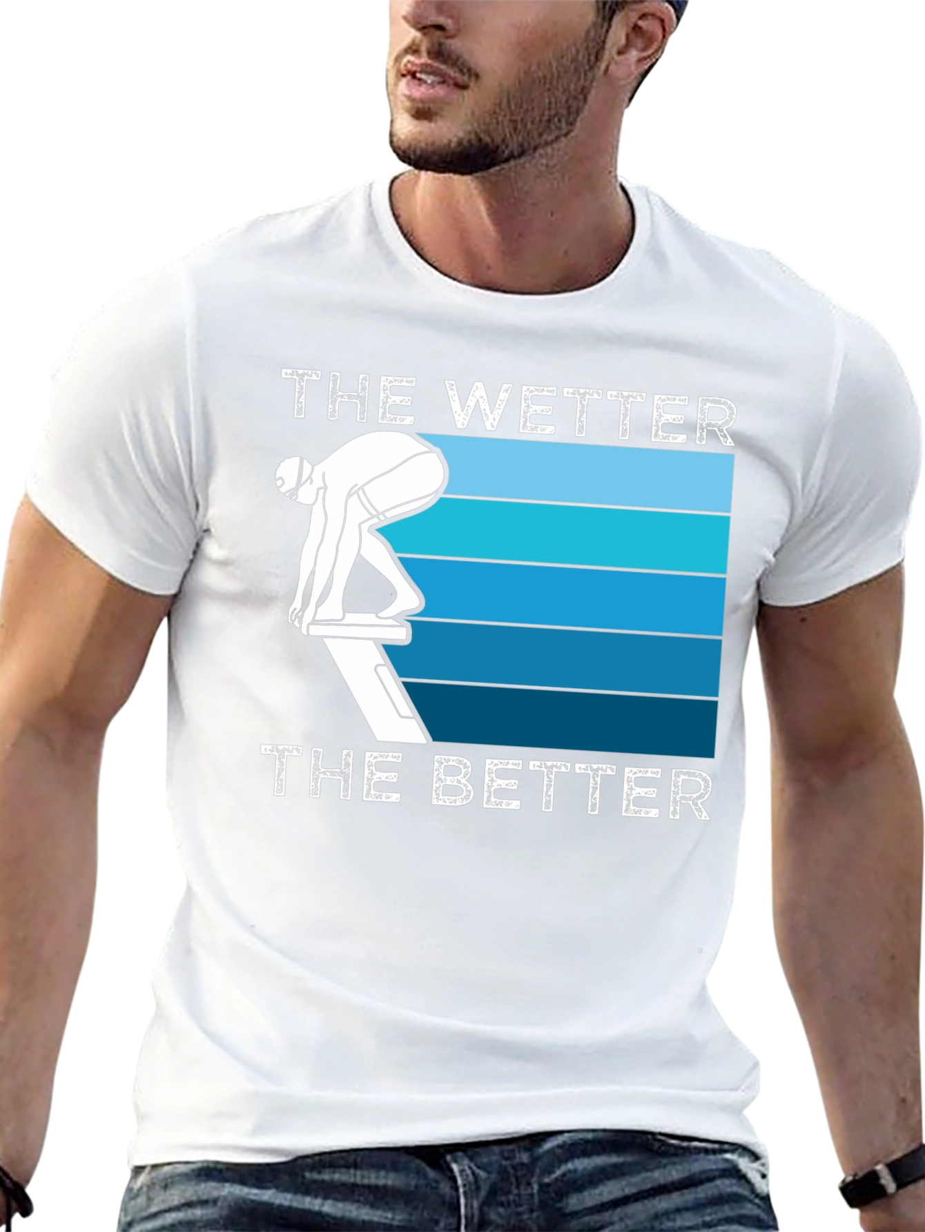 The Wetter the Better Swimmer T-Shirt