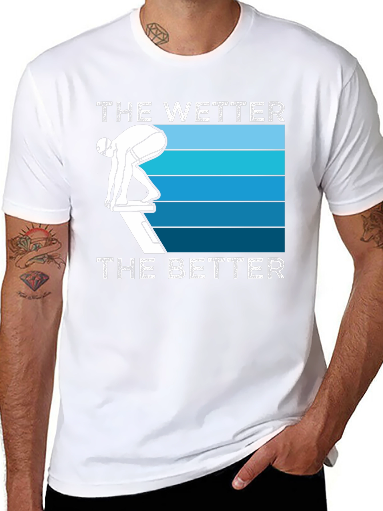 The Wetter the Better Swimmer T-Shirt