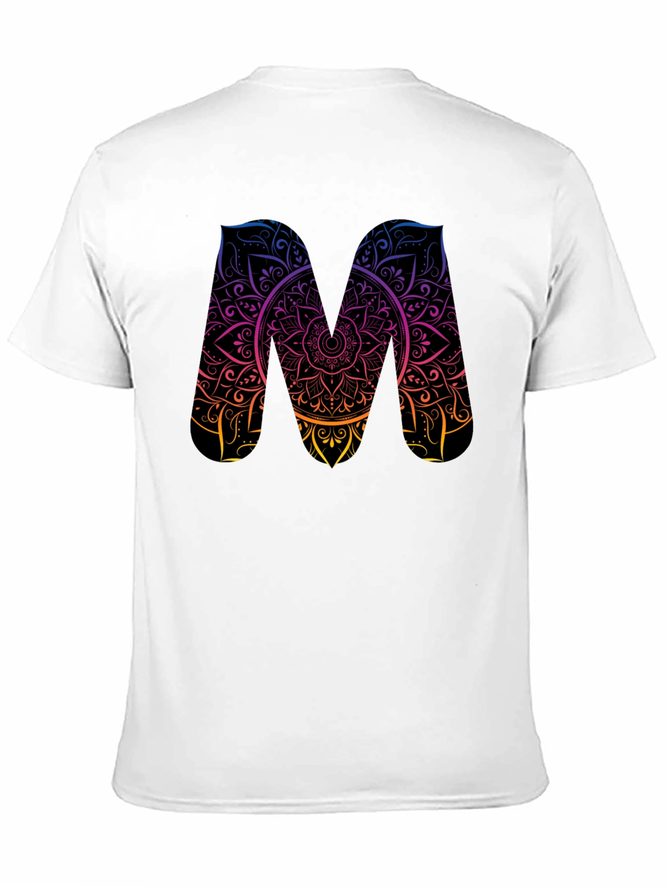 Mandala M Graphic Tee - Stylish Black T-Shirt
