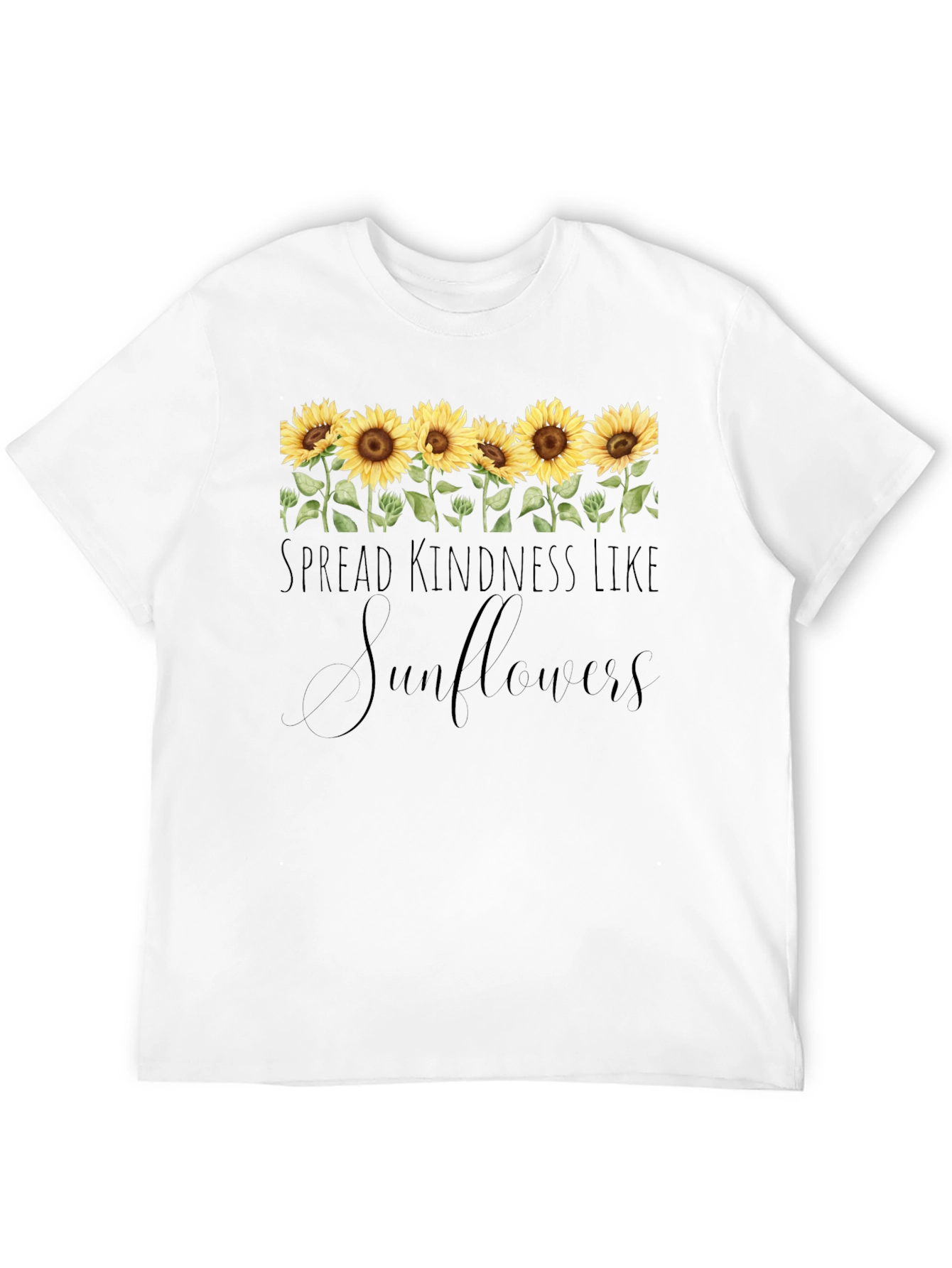 Spread Kindness Like Sunflowers Graphic Tee