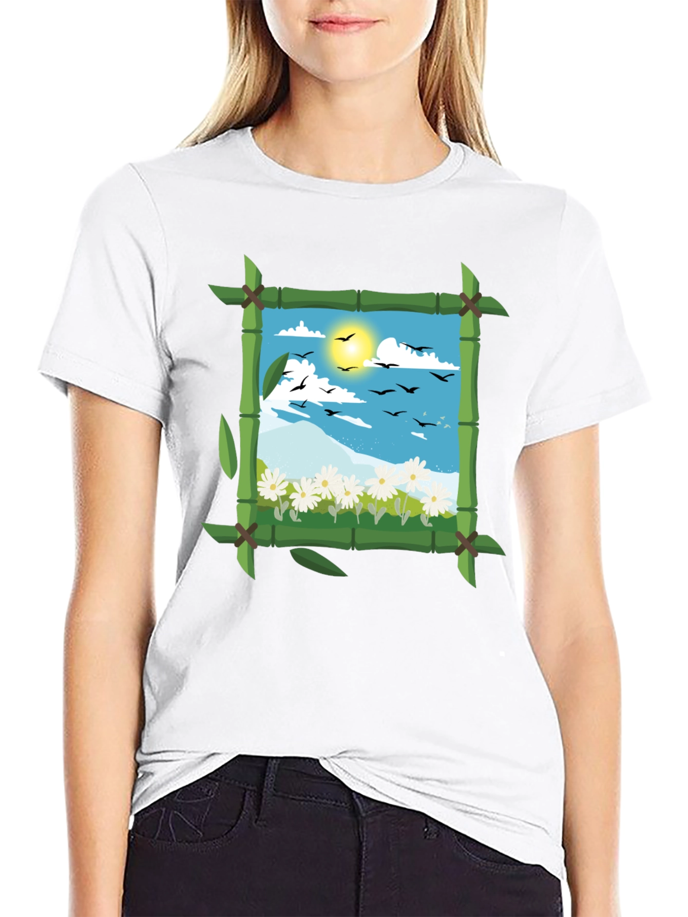 Nature Window Graphic T-Shirt