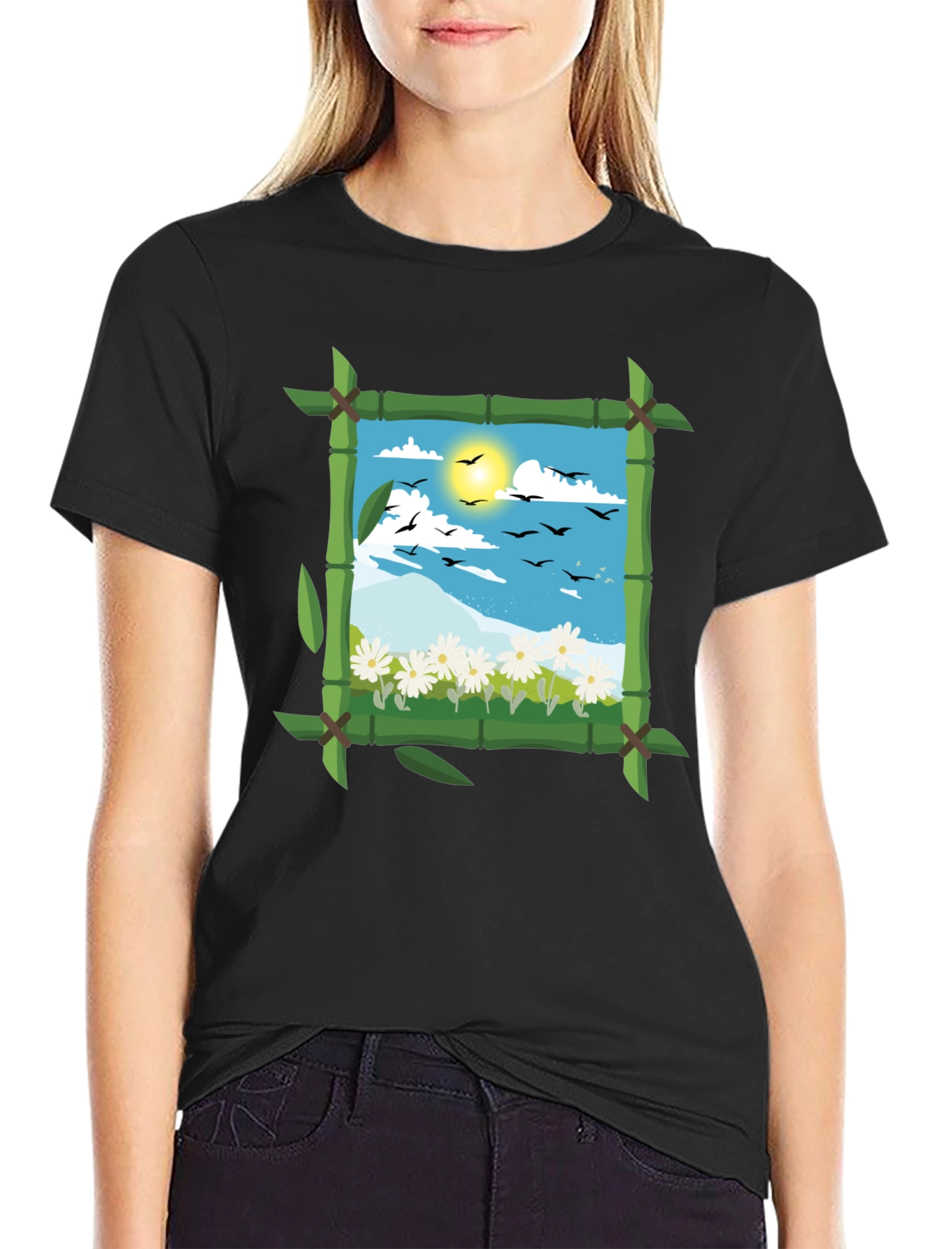 Nature Window Graphic T-Shirt