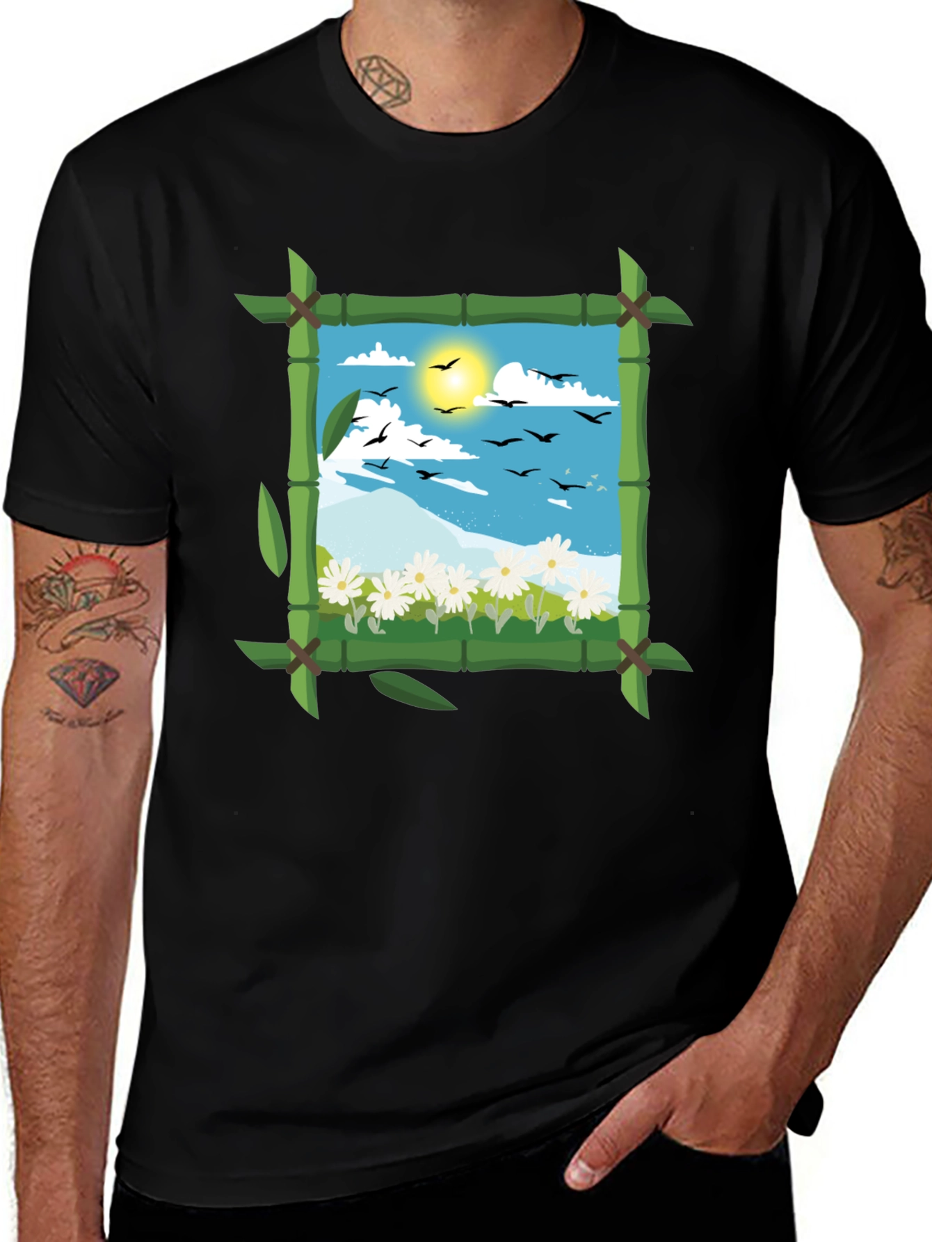 Nature Window Graphic T-Shirt