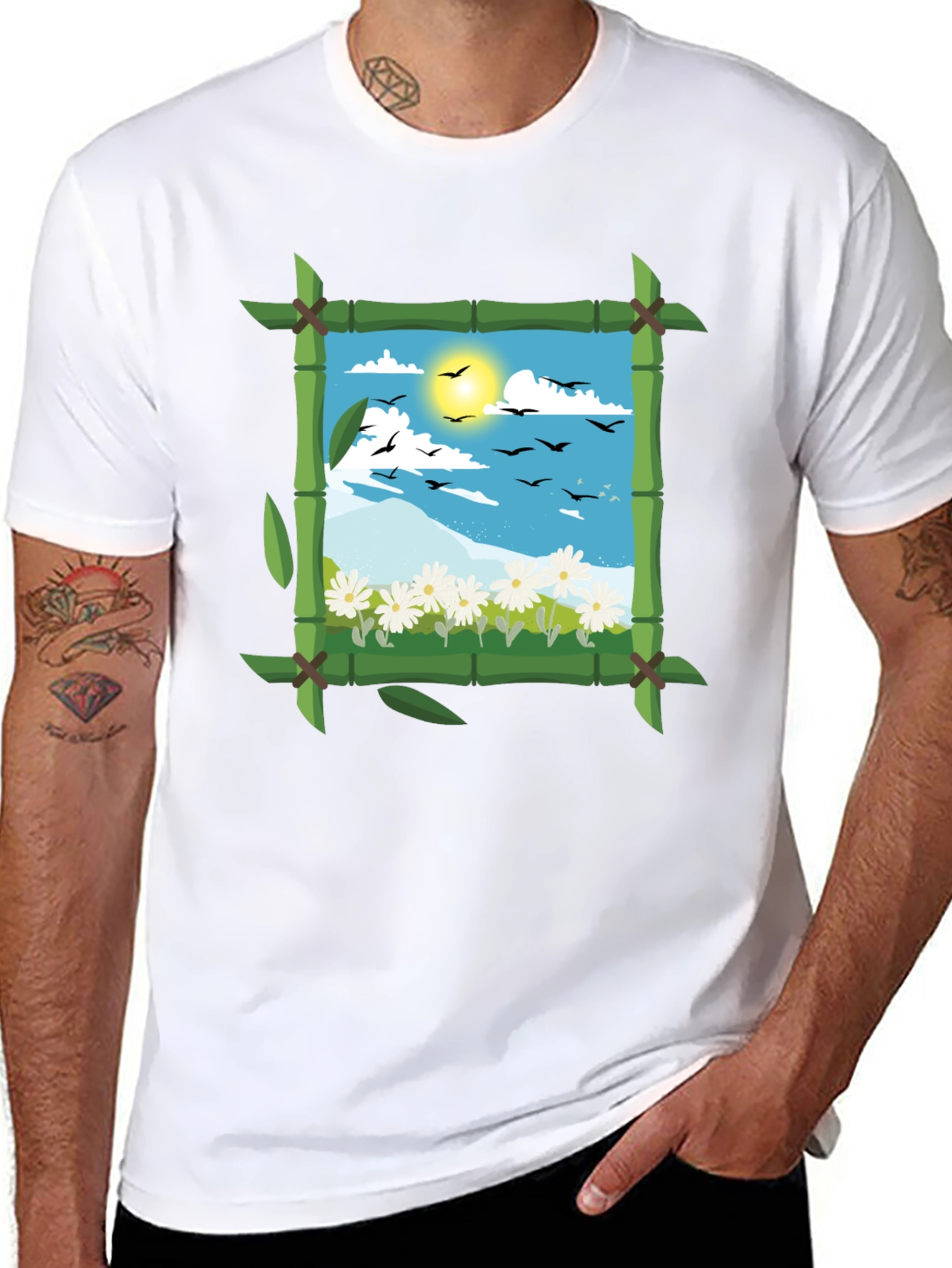 Nature Window Graphic T-Shirt