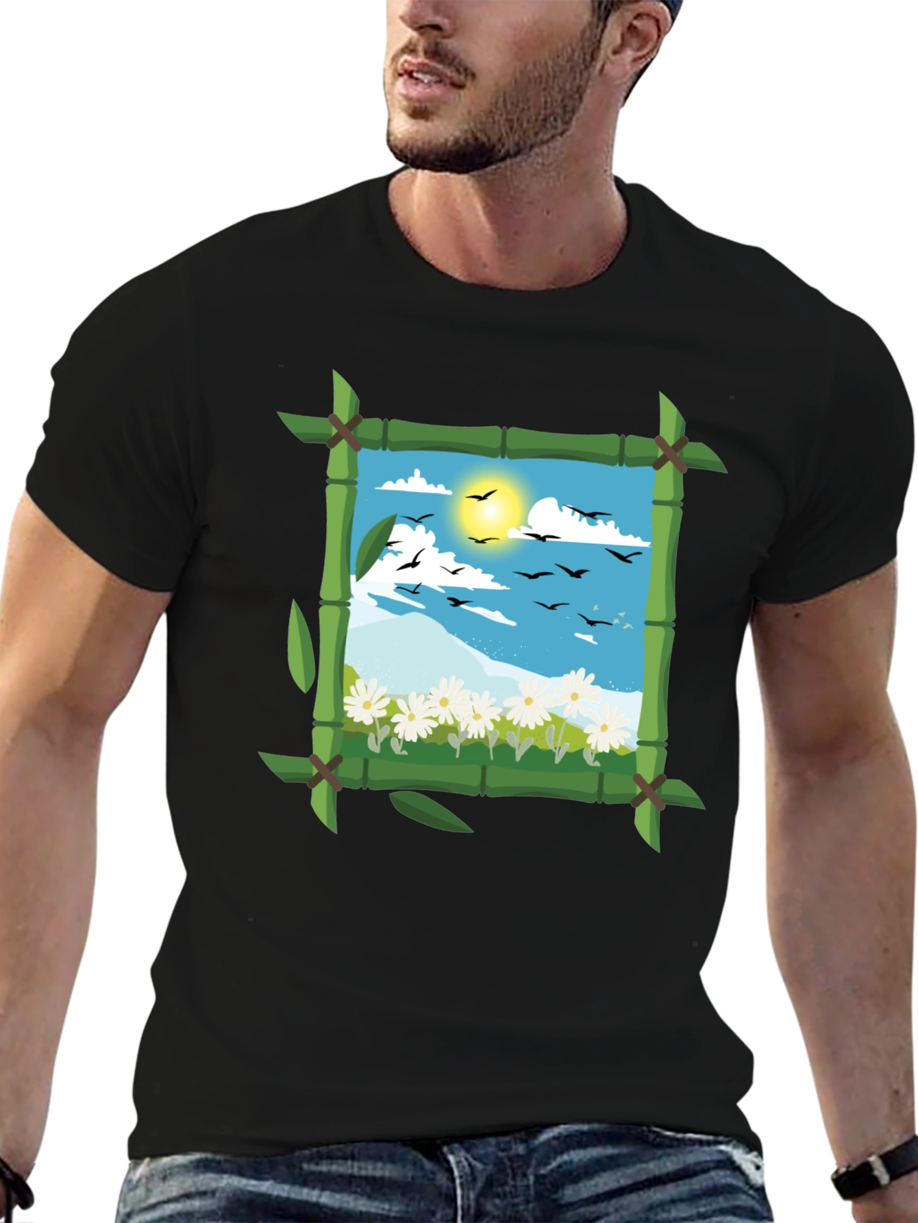 Nature Window Graphic T-Shirt