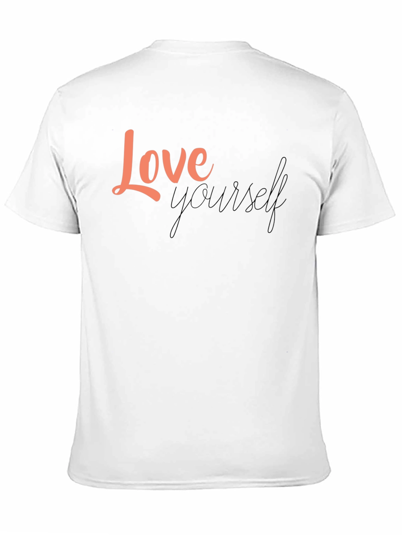Love Yourself Graphic Black T-Shirt