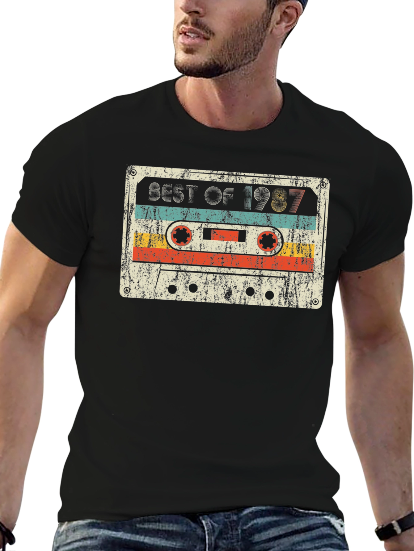 Retro Cassette Tape Best of 1987 Graphic Tee