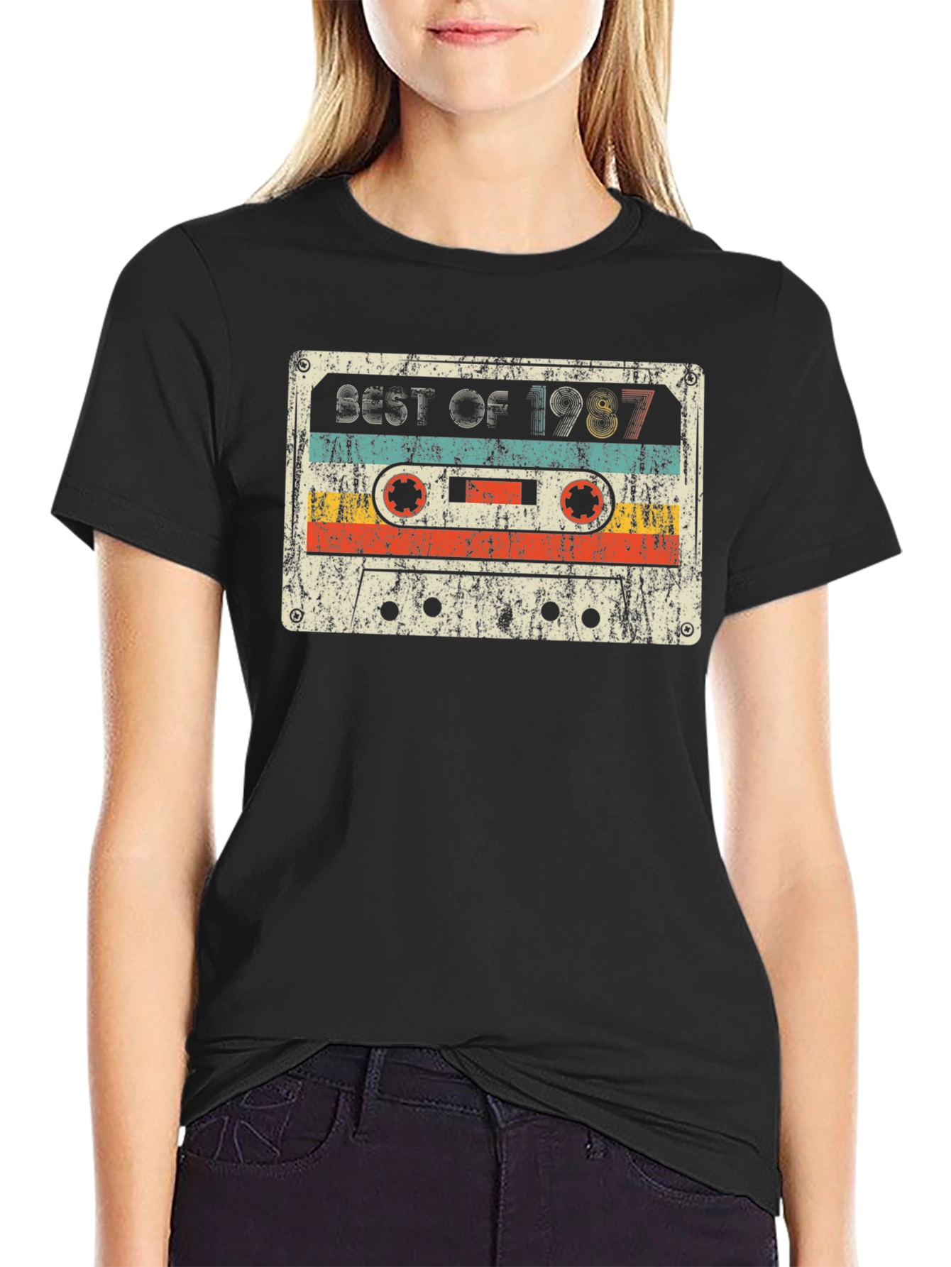 Retro Cassette Tape Best of 1987 Graphic Tee