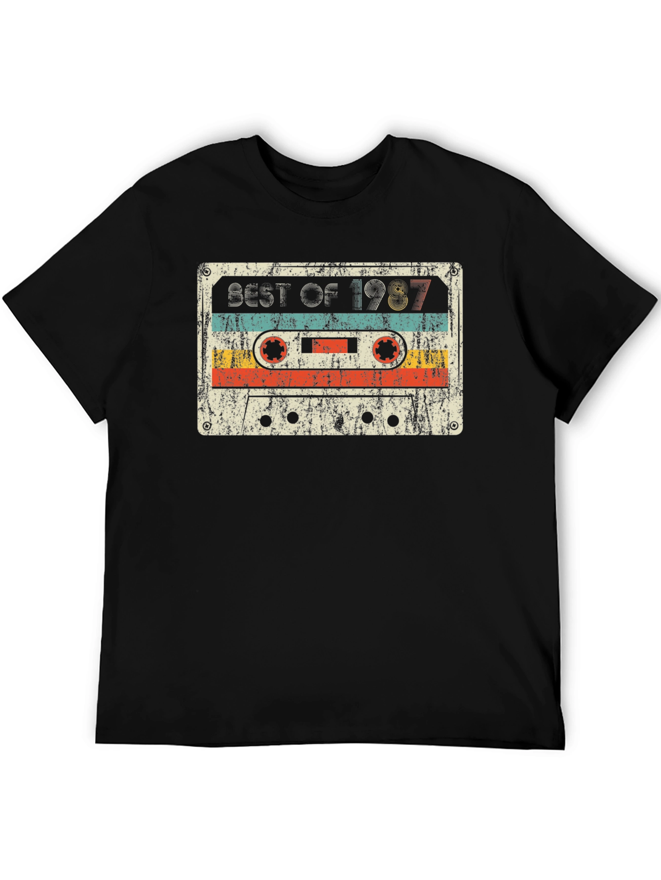 Retro Cassette Tape Best of 1987 Graphic Tee