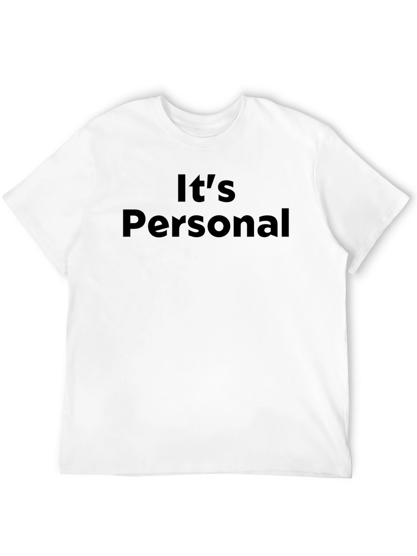 Its Personal Graphic Tee - Premium Black T-Shirt