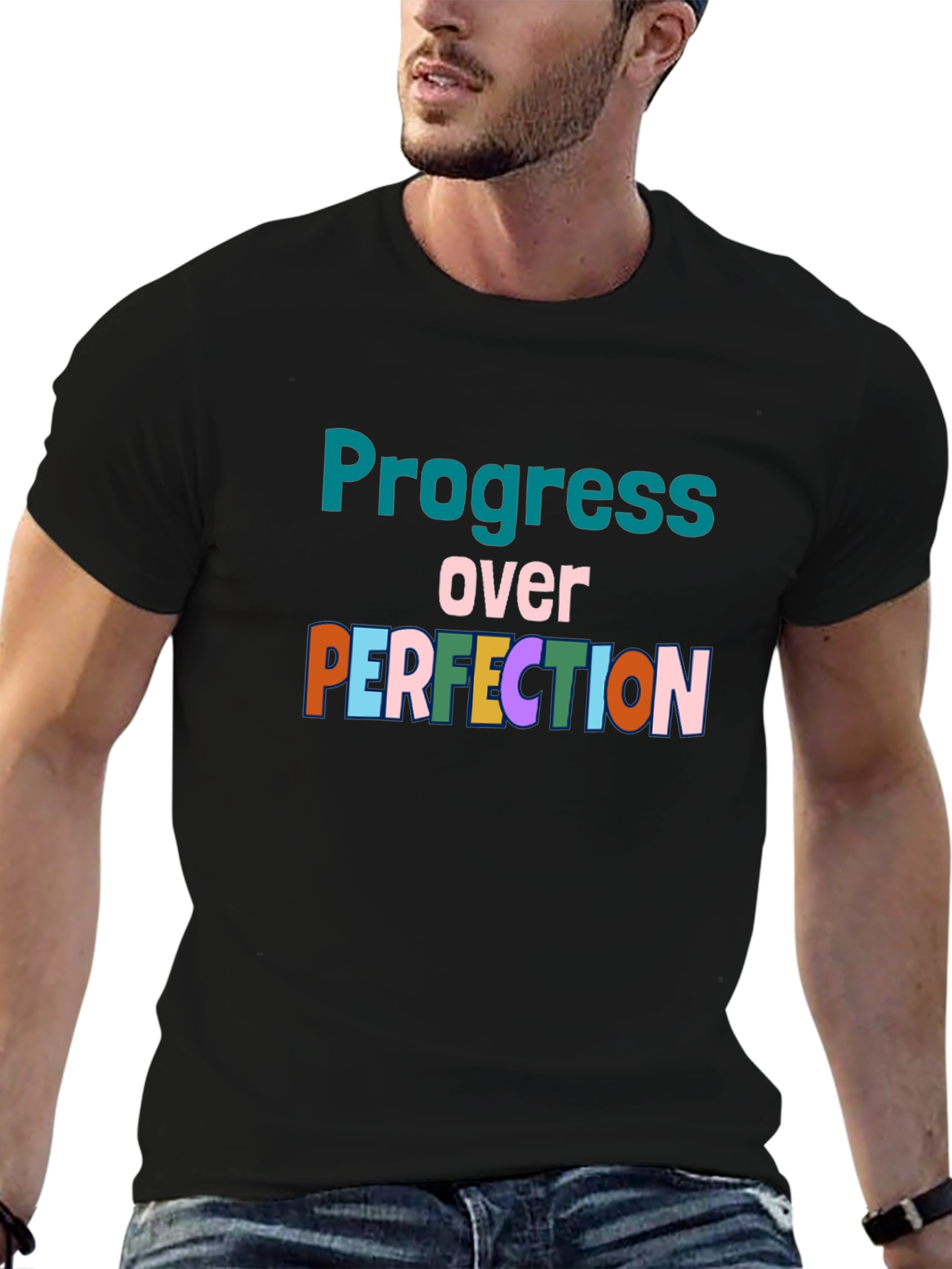 Progress Over Perfection Graphic T-Shirt