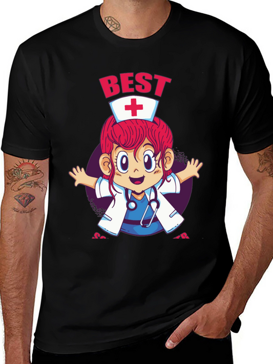 Best Nurse Ever Cartoon Graphic Tee