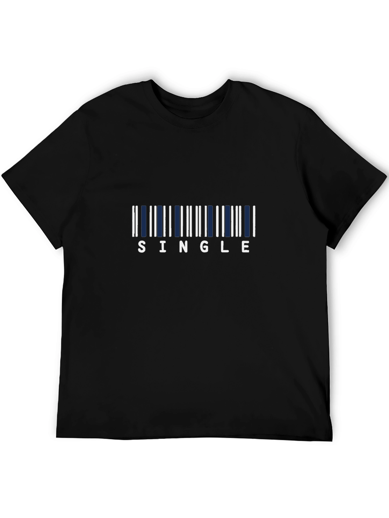 Single Barcode Graphic T-Shirt - Bold & Playful Design
