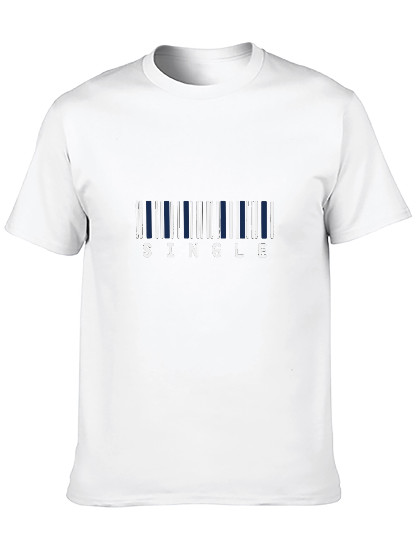 Single Barcode Graphic T-Shirt - Bold & Playful Design