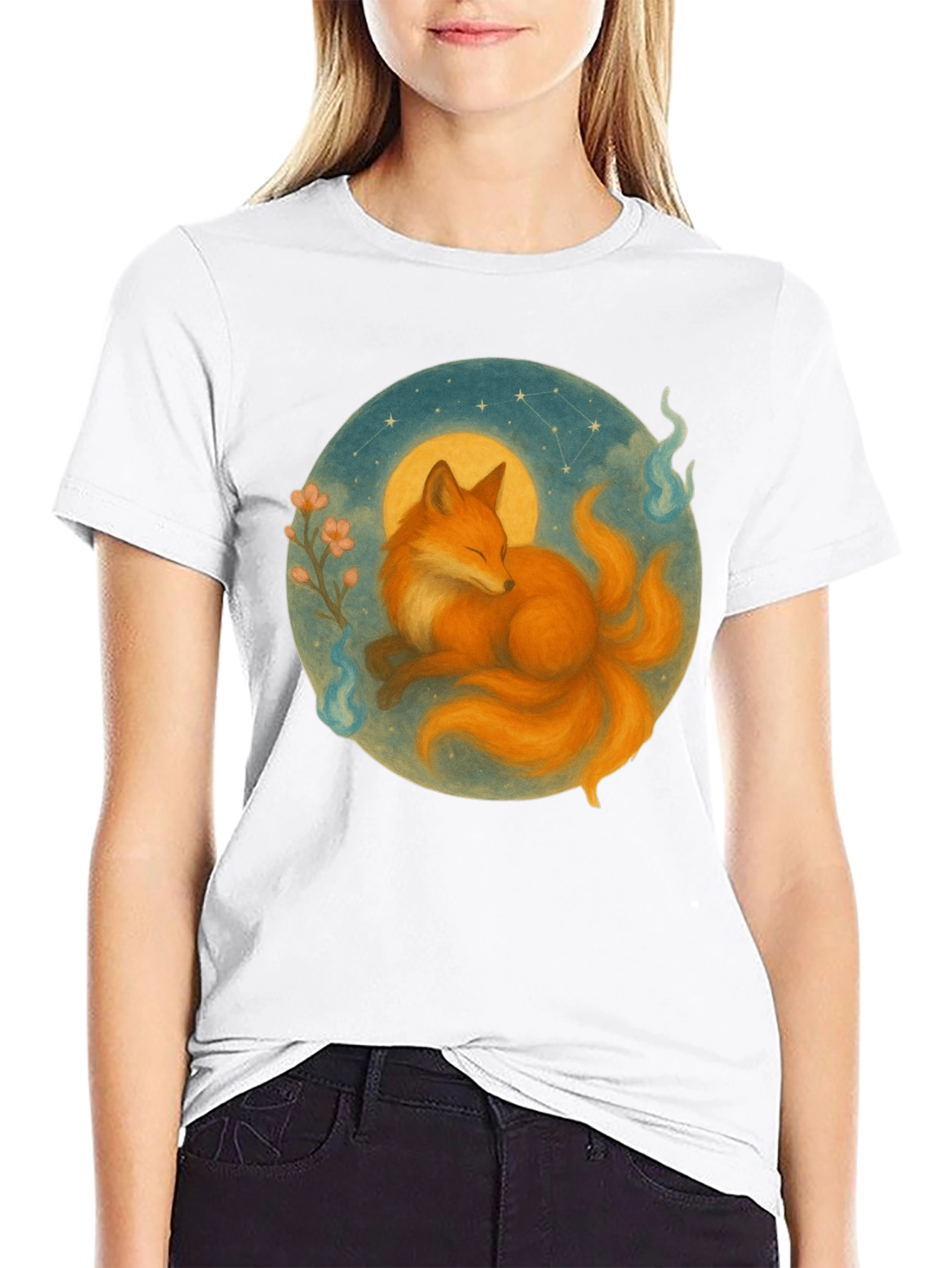 Nine-Tailed Fox Graphic Tee