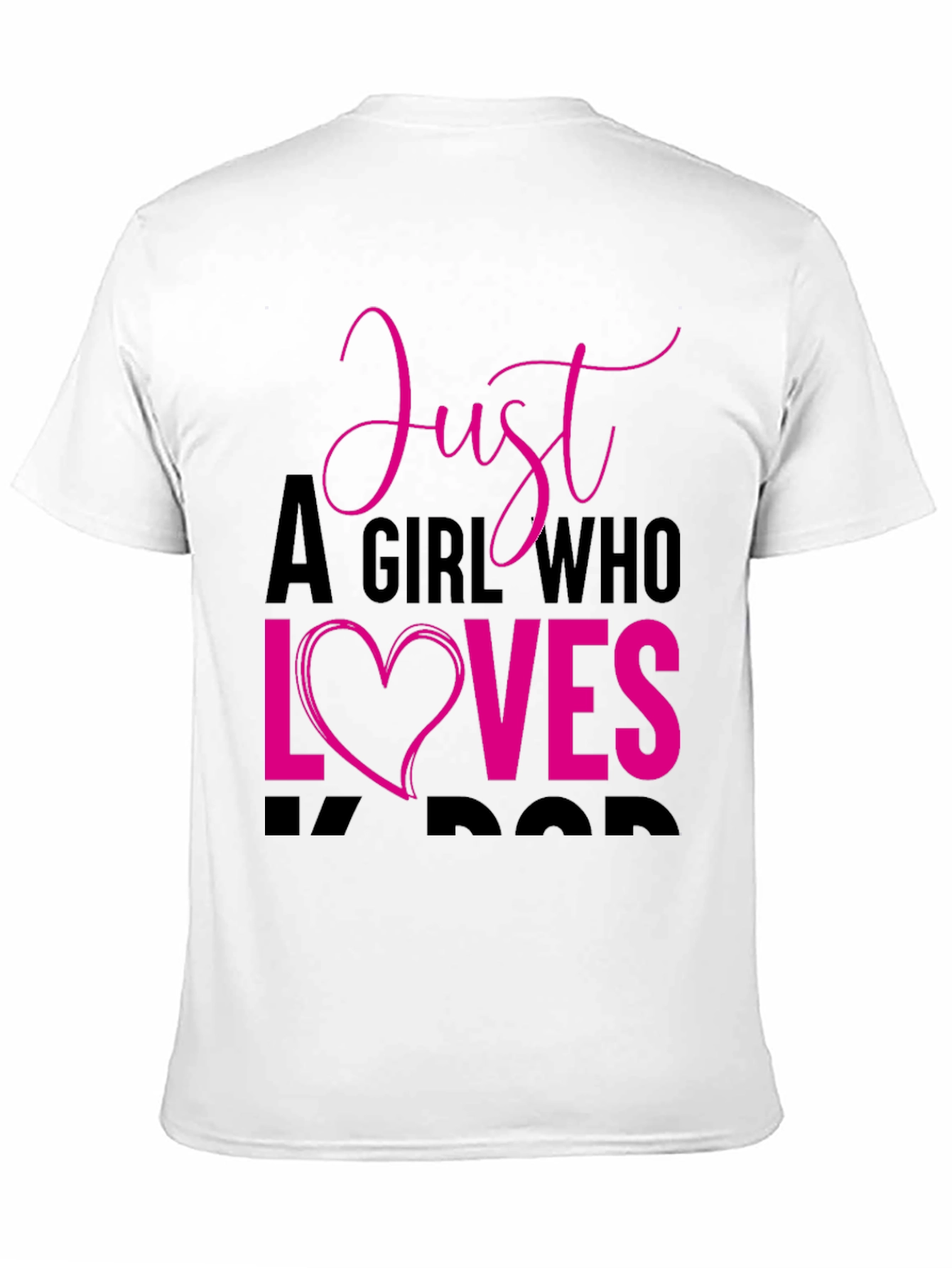 Just A Girl Who Loves Kpop T-Shirt