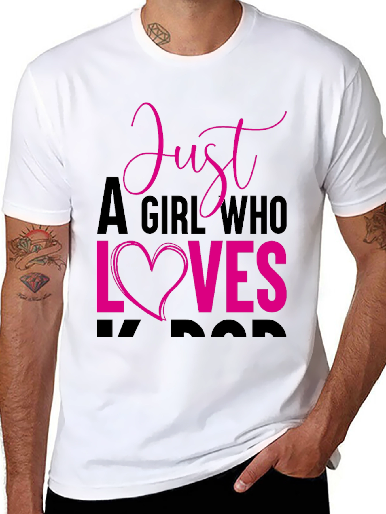 Just A Girl Who Loves Kpop T-Shirt