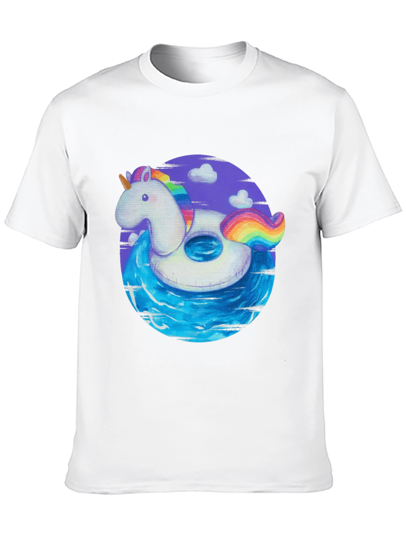 Unicorn Pool Float Graphic Tee