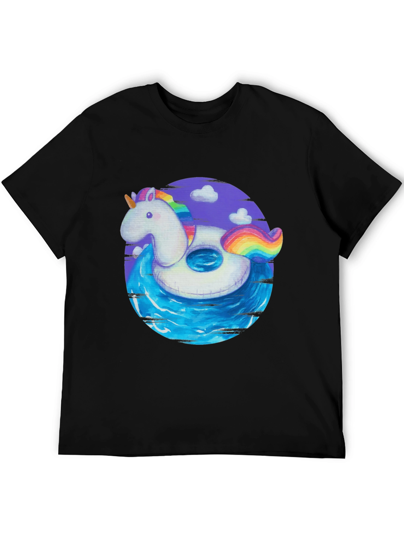 Unicorn Pool Float Graphic Tee