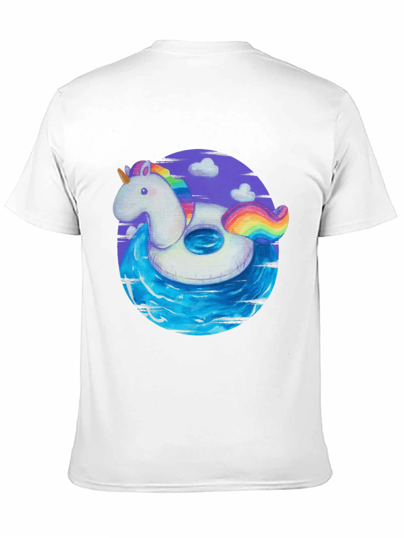 Unicorn Pool Float Graphic Tee