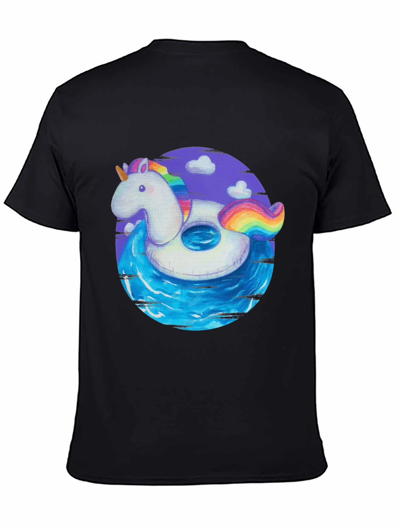 Unicorn Pool Float Graphic Tee