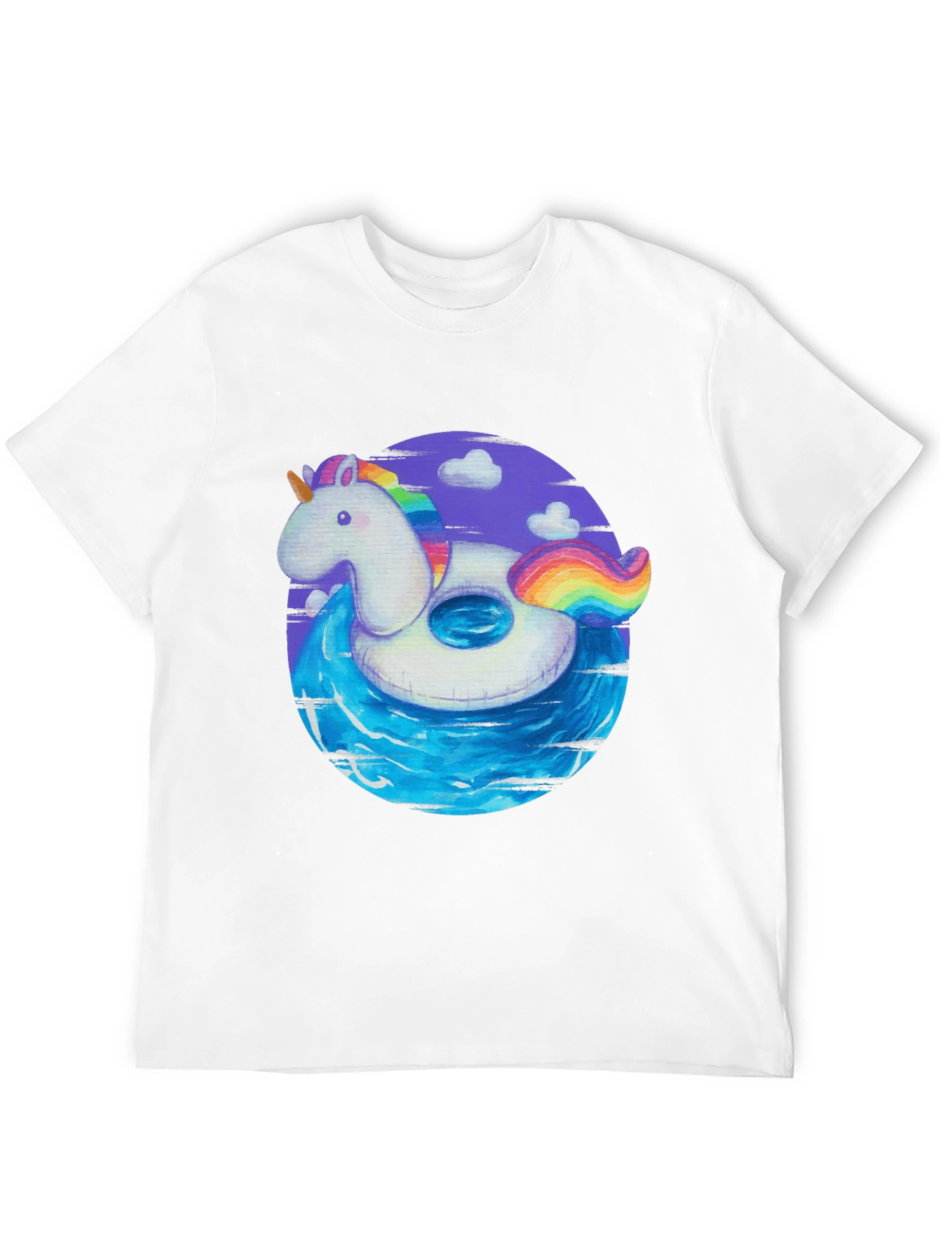 Unicorn Pool Float Graphic Tee