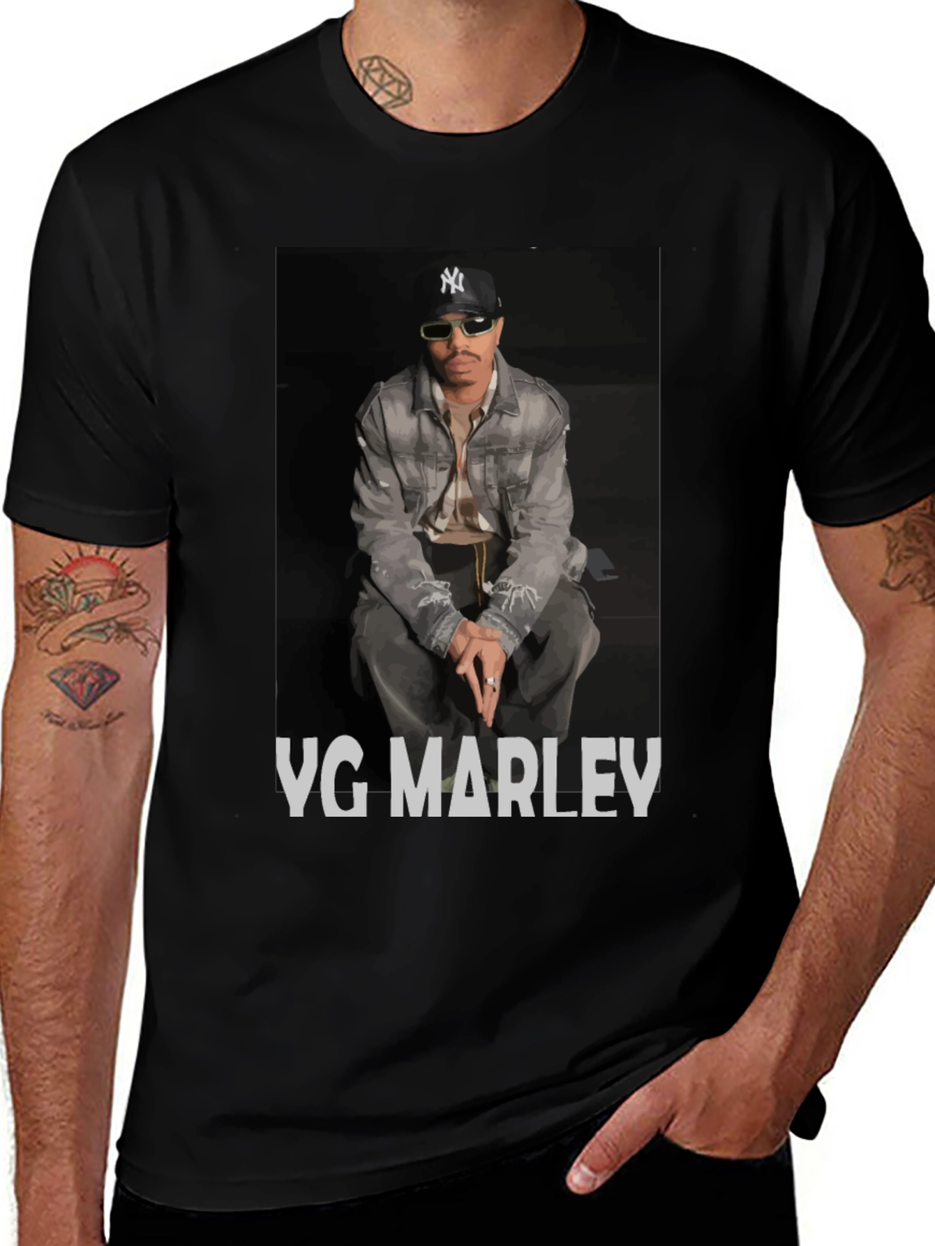 YG Marley T-Shirt - Cool Music Tee