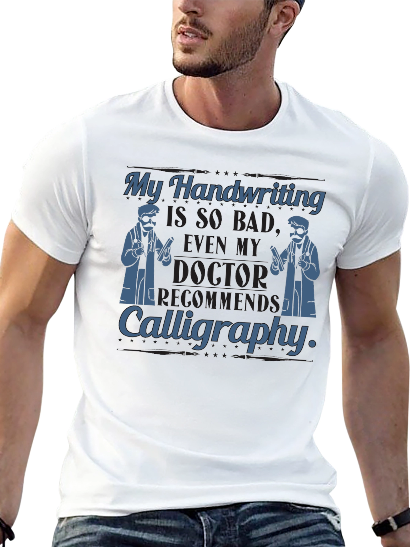Humorous Handwriting Doctor T-Shirt