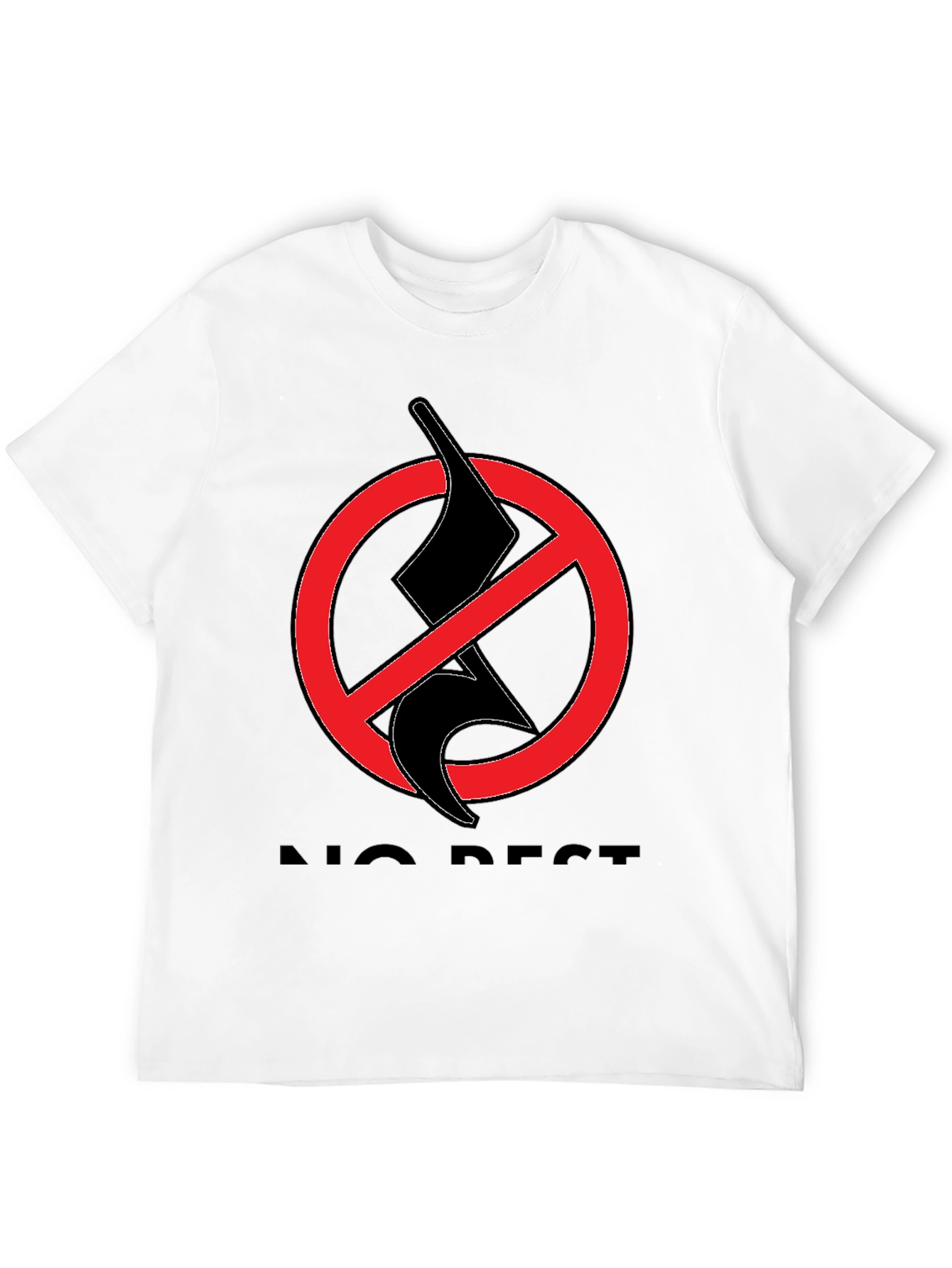 No Rest T-Shirt - Black Graphic Tee