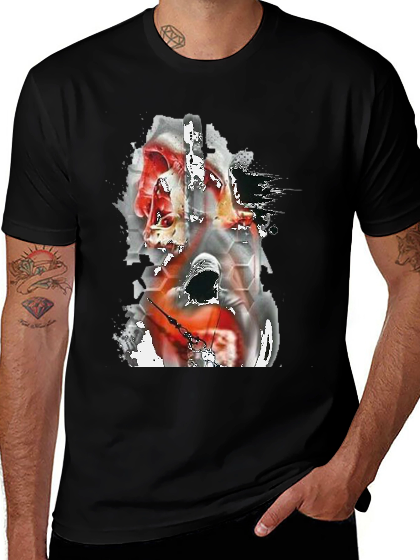 Skull Grim Reaper Graphic Tee