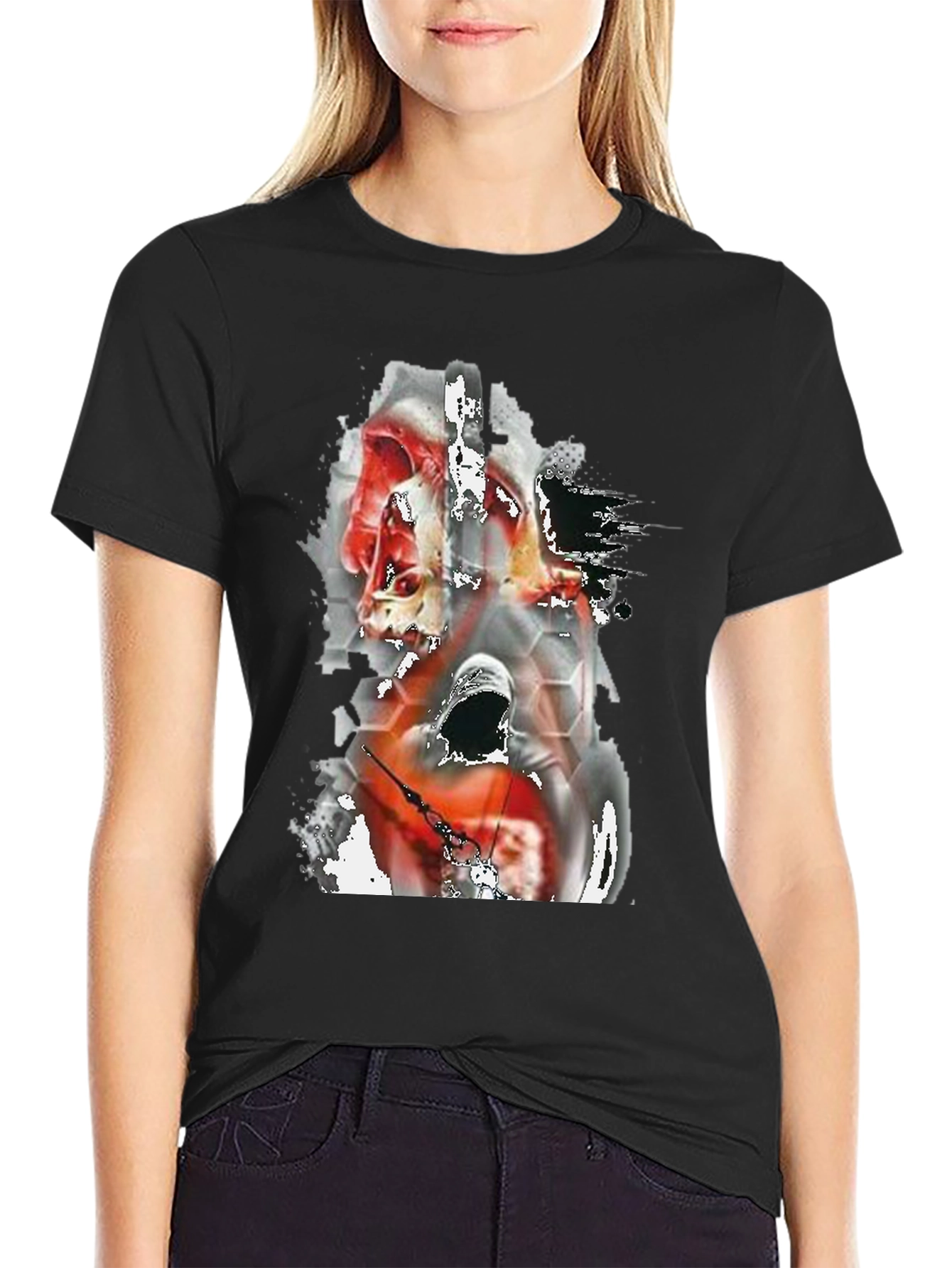 Skull Grim Reaper Graphic Tee
