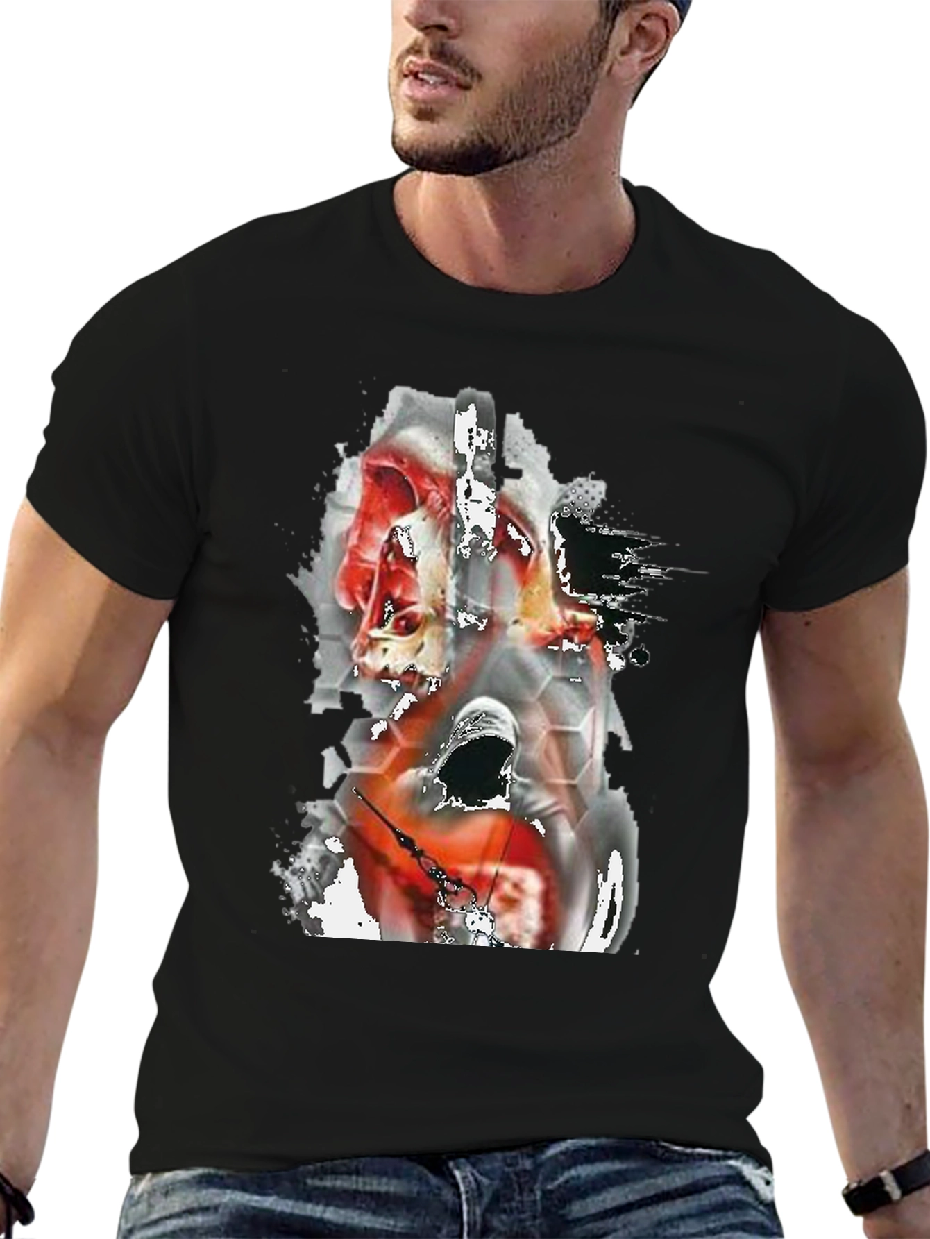 Skull Grim Reaper Graphic Tee
