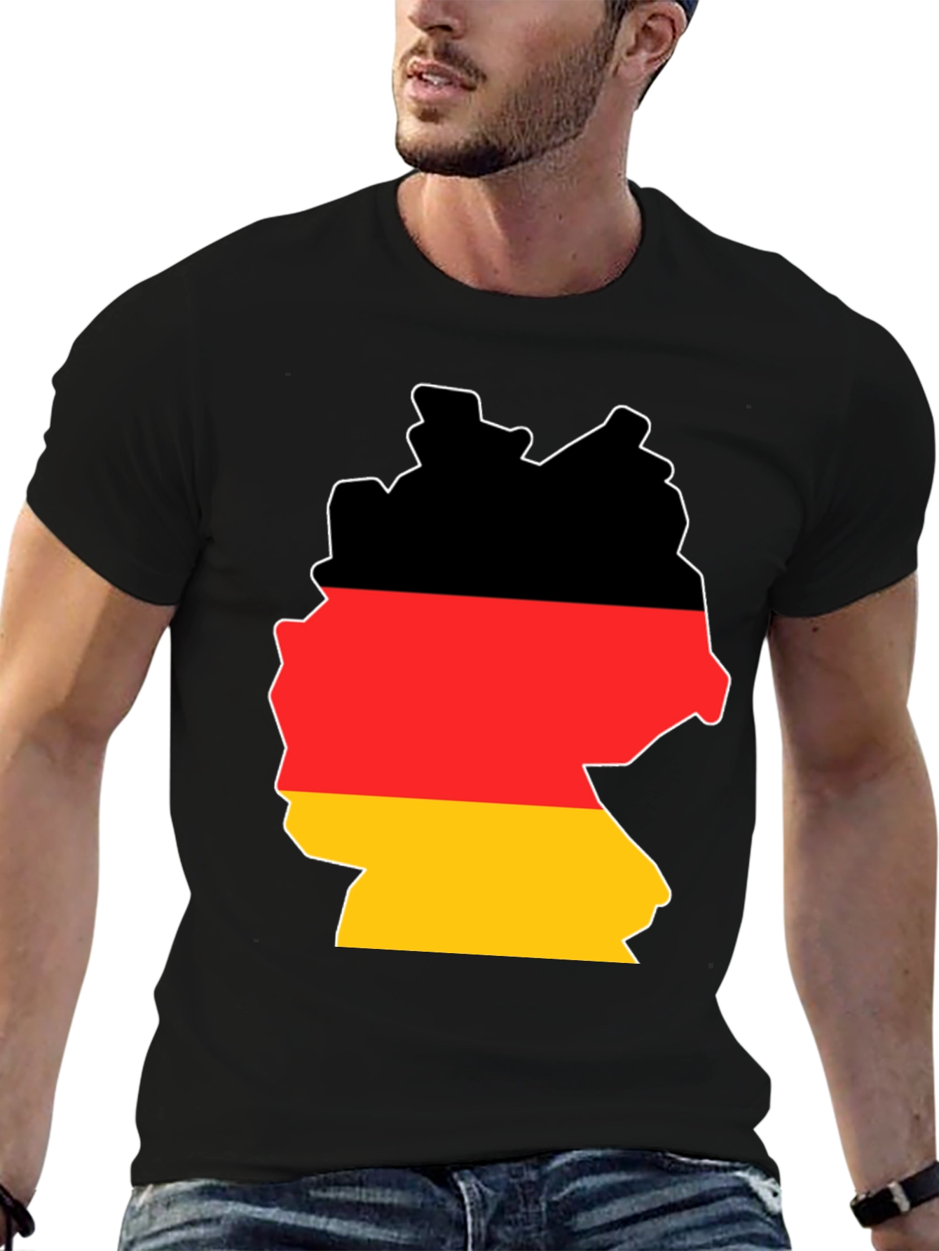 Germany Flag Map T-Shirt