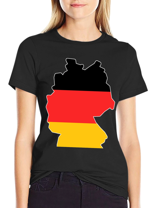 Germany Flag Map T-Shirt