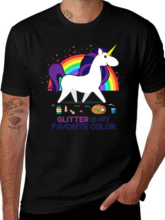 Glitter is My Favorite Color Unicorn T-Shirt