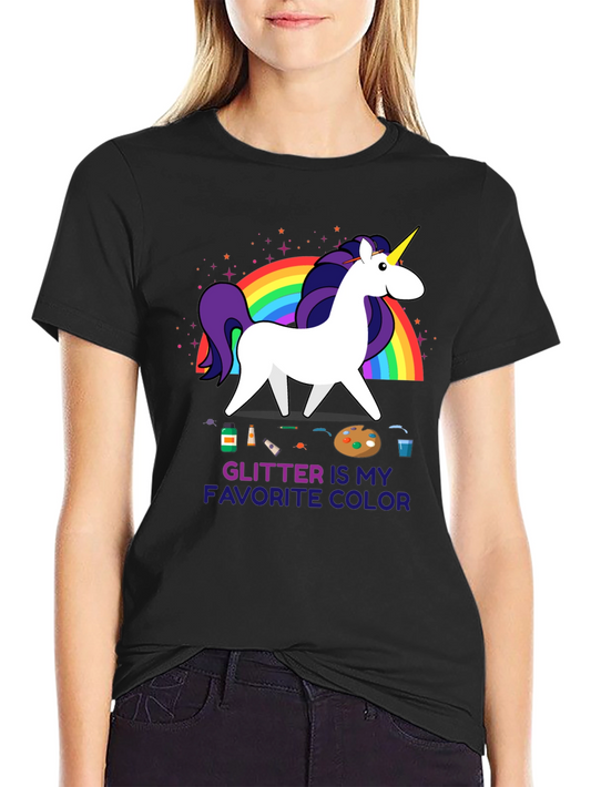Glitter is My Favorite Color Unicorn T-Shirt