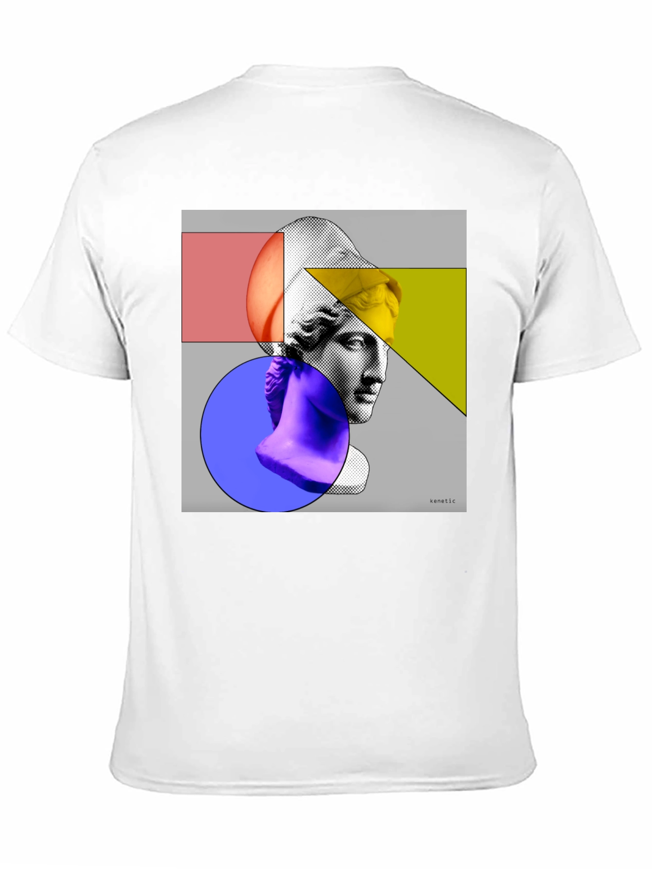 Abstract Art Apollo Black Graphic Tee