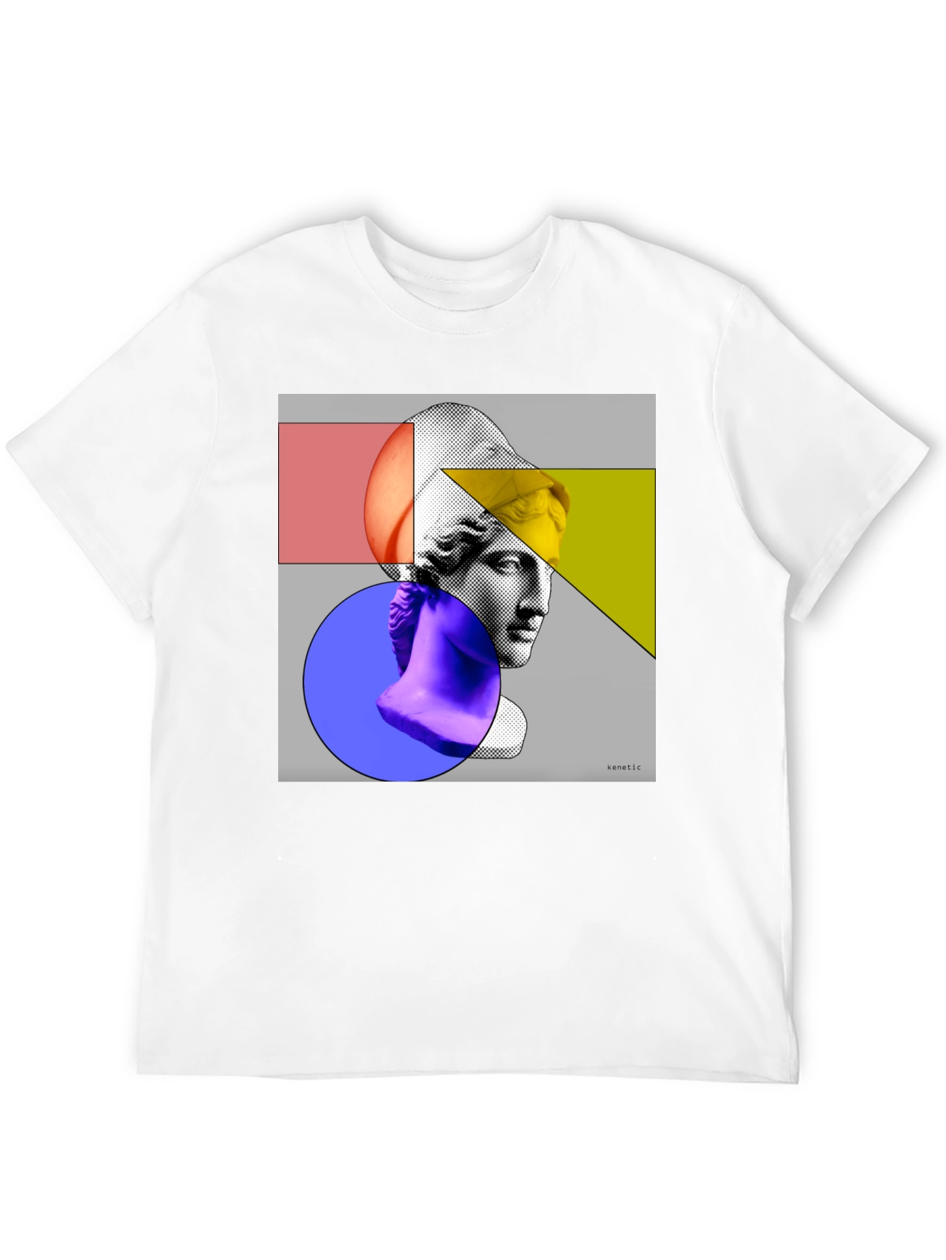 Abstract Art Apollo Black Graphic Tee