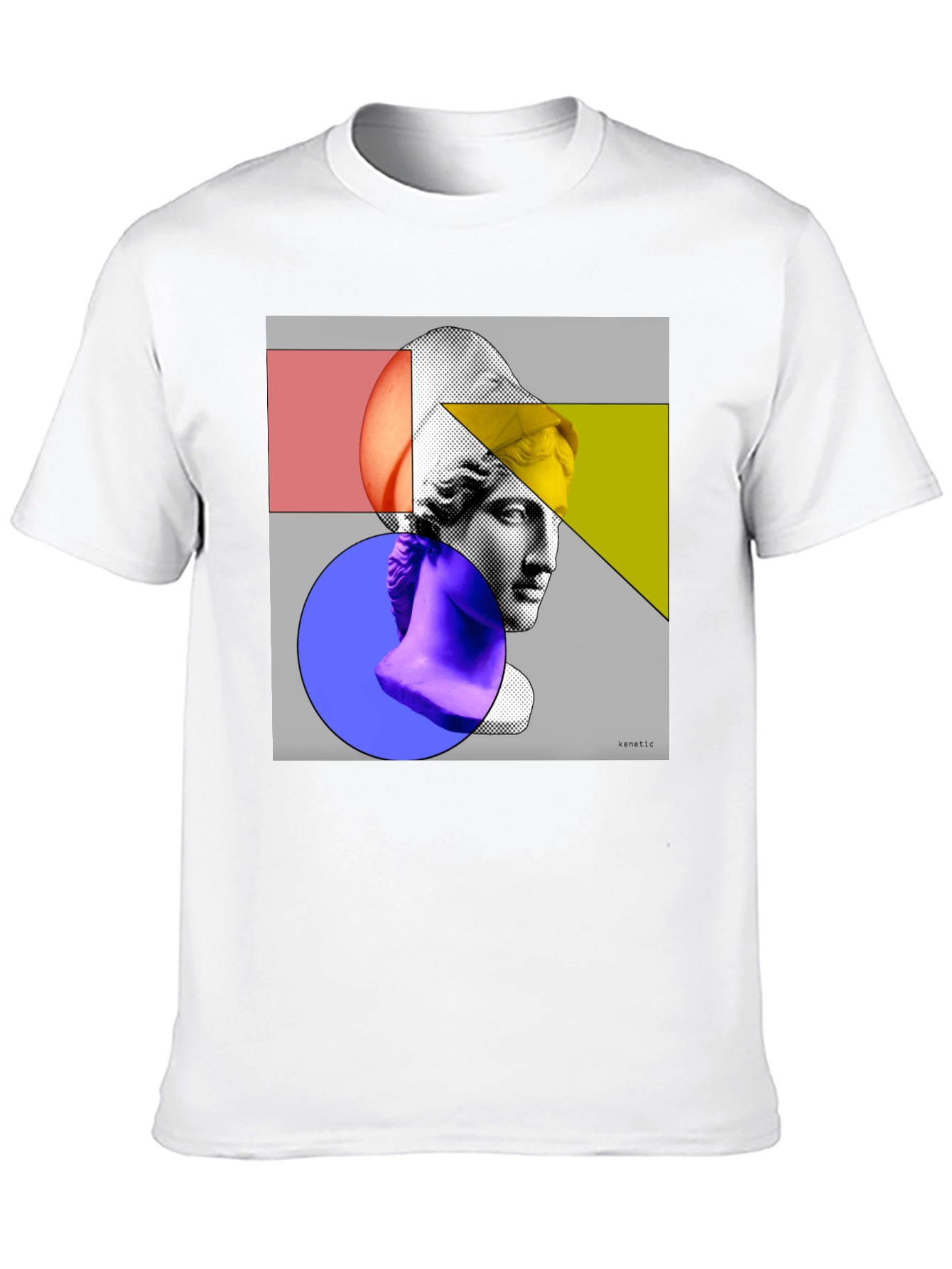 Abstract Art Apollo Black Graphic Tee