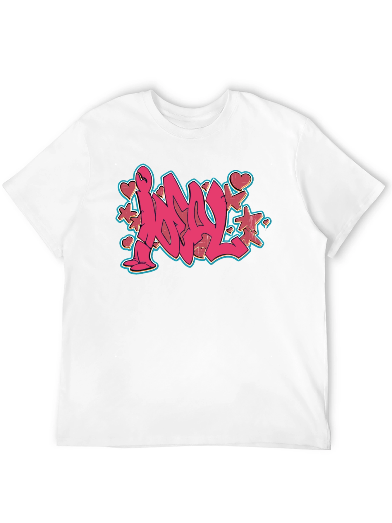 Graffiti Style Black T-Shirt