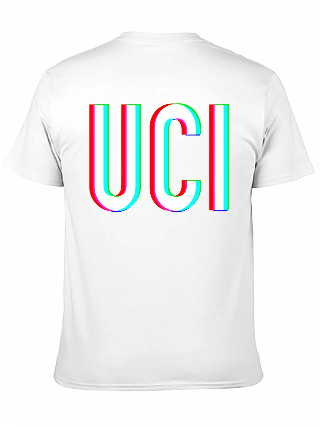 UCI Glitch Graphic Black T-Shirt
