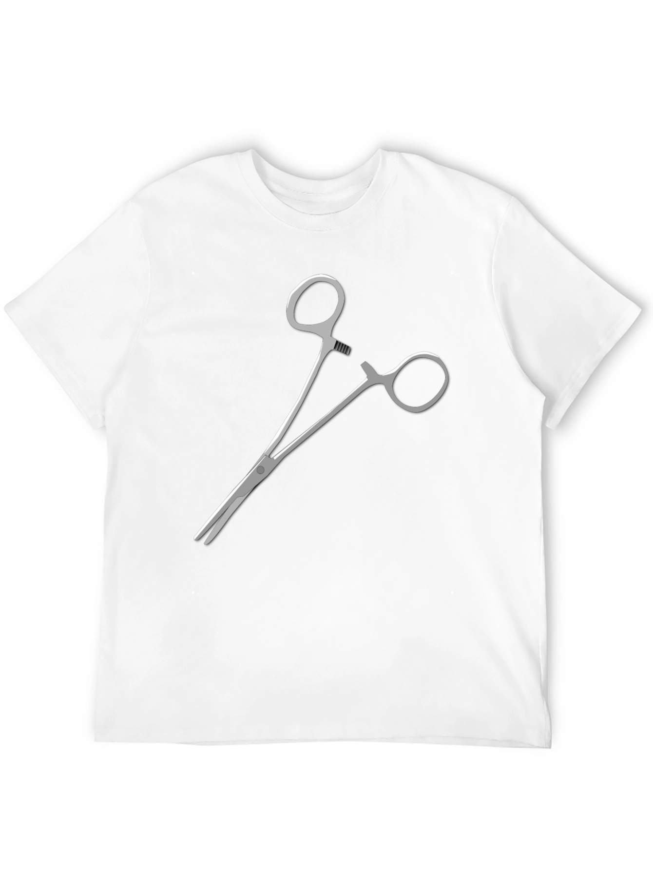 Surgical Clamp Graphic Tee - Black Cotton Blend