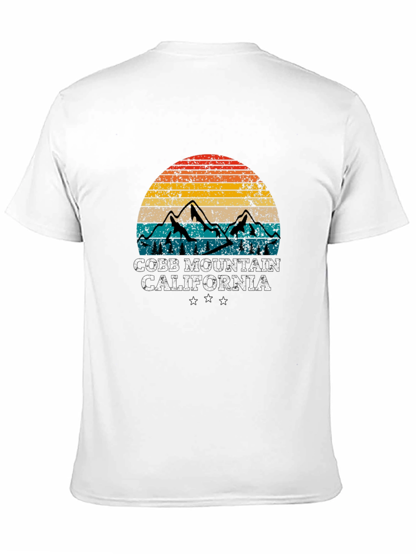 Cobb Mountain California Retro Graphic T-Shirt