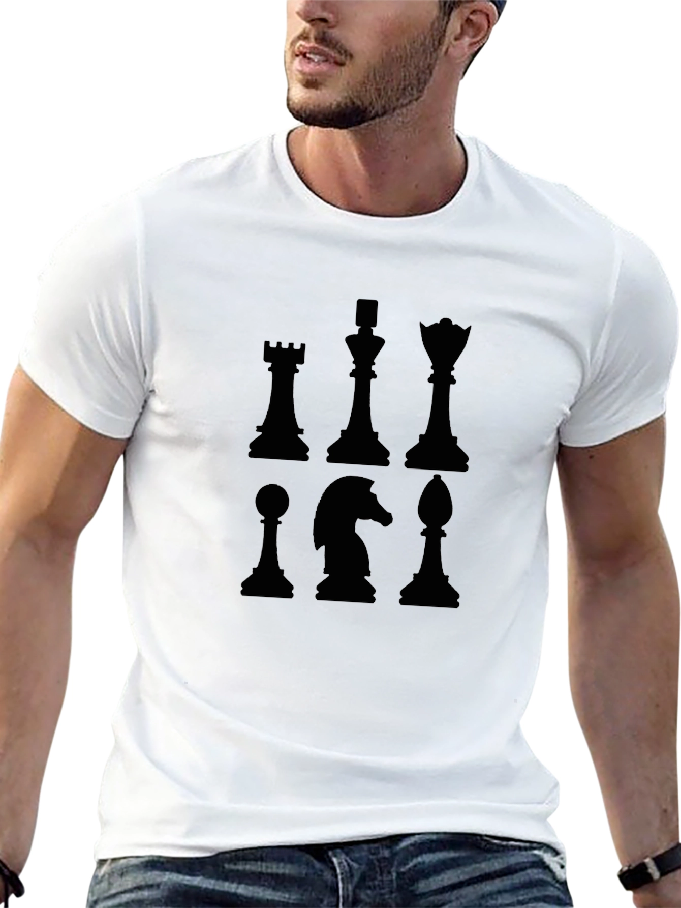 Chess Piece Graphic T-Shirt - Stylish & Unique Tee