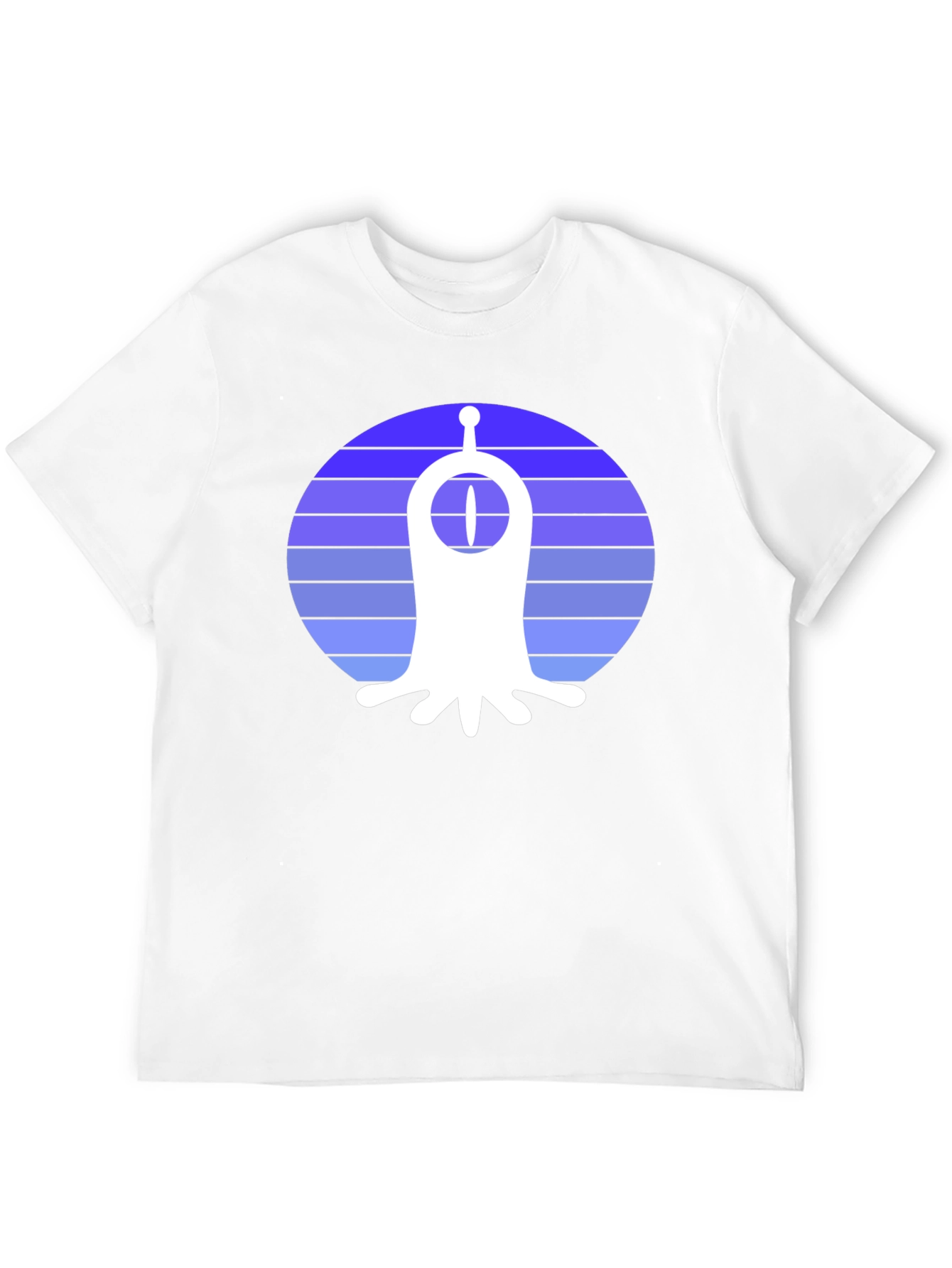 Retro Alien Graphic T-Shirt - Black