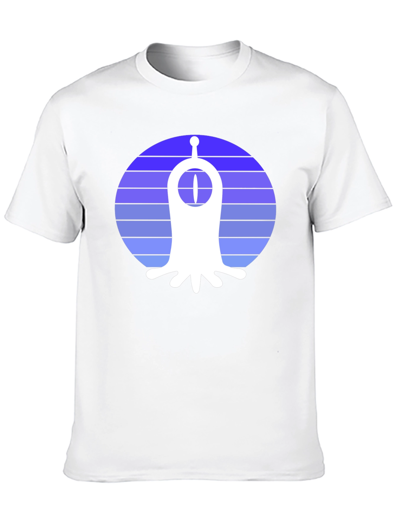 Retro Alien Graphic T-Shirt - Black