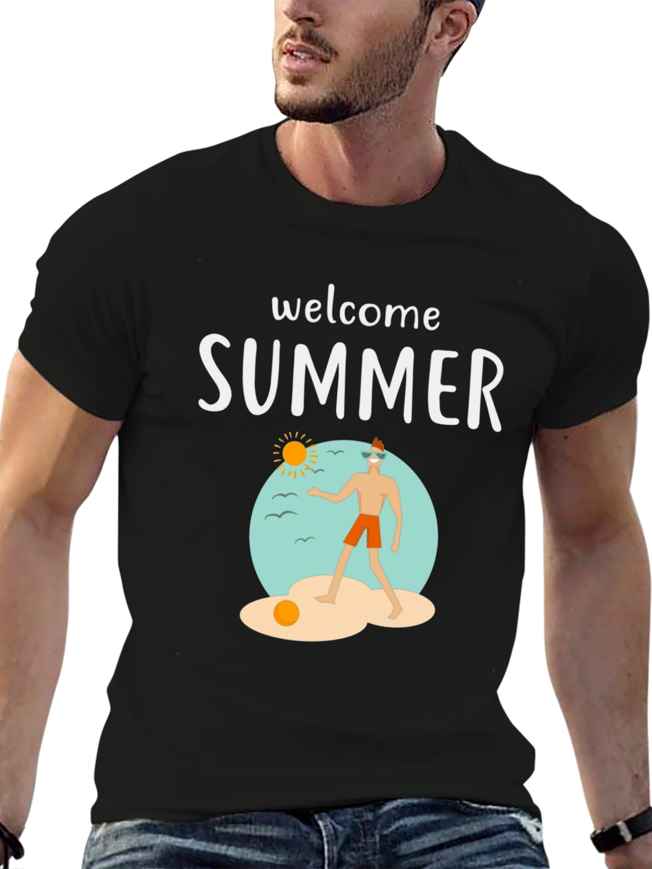 Welcome Summer Graphic T-Shirt