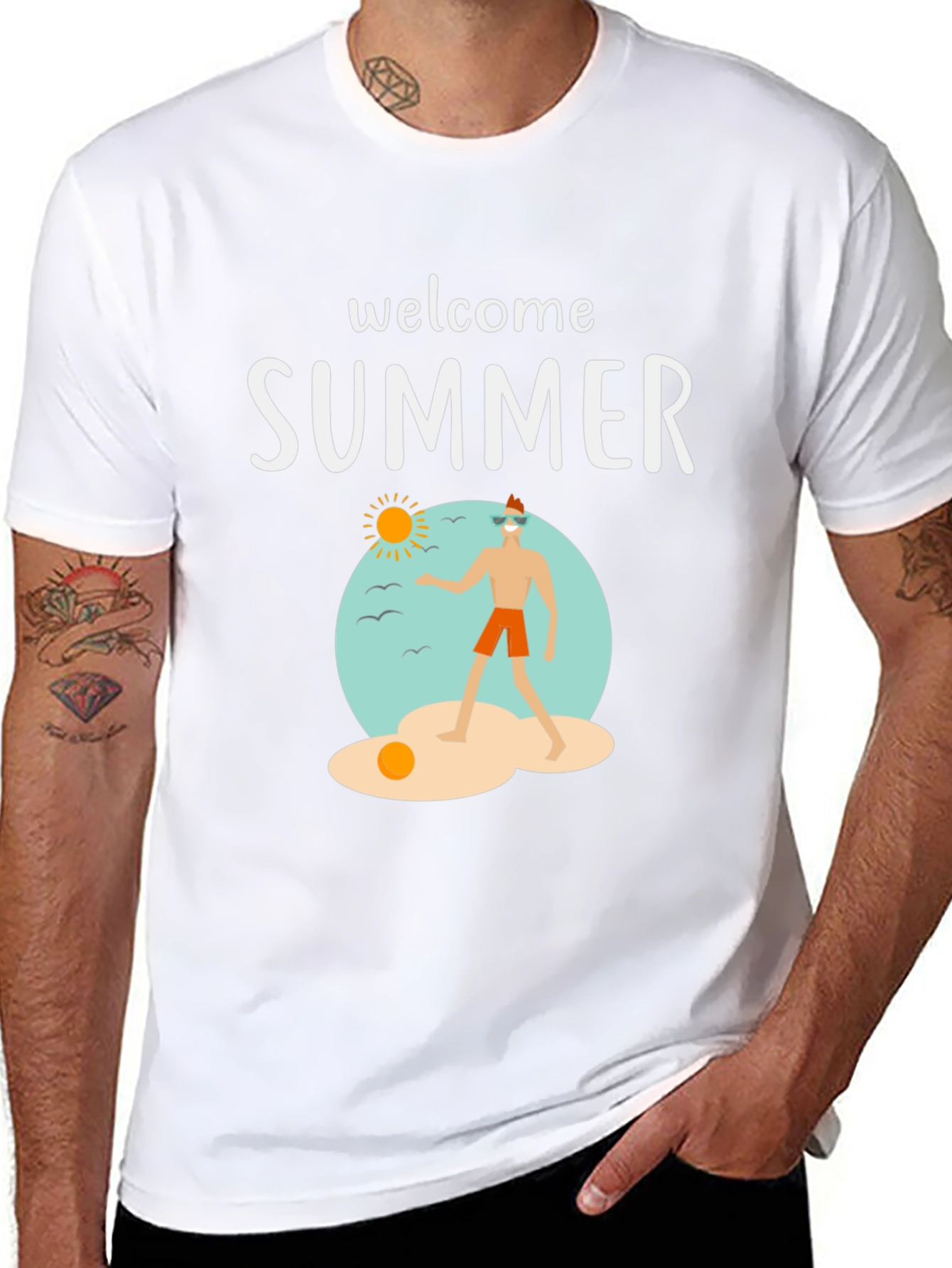 Welcome Summer Graphic T-Shirt