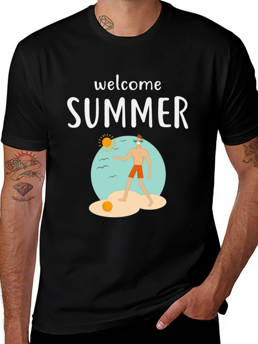 Welcome Summer Graphic T-Shirt