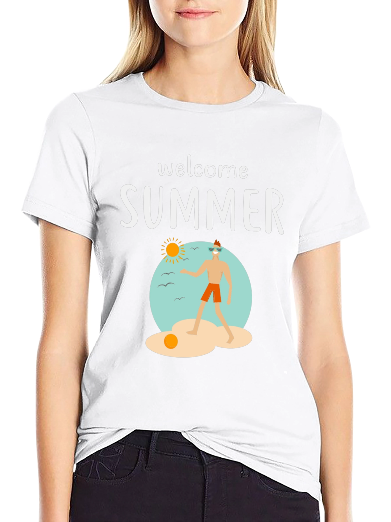 Welcome Summer Graphic T-Shirt